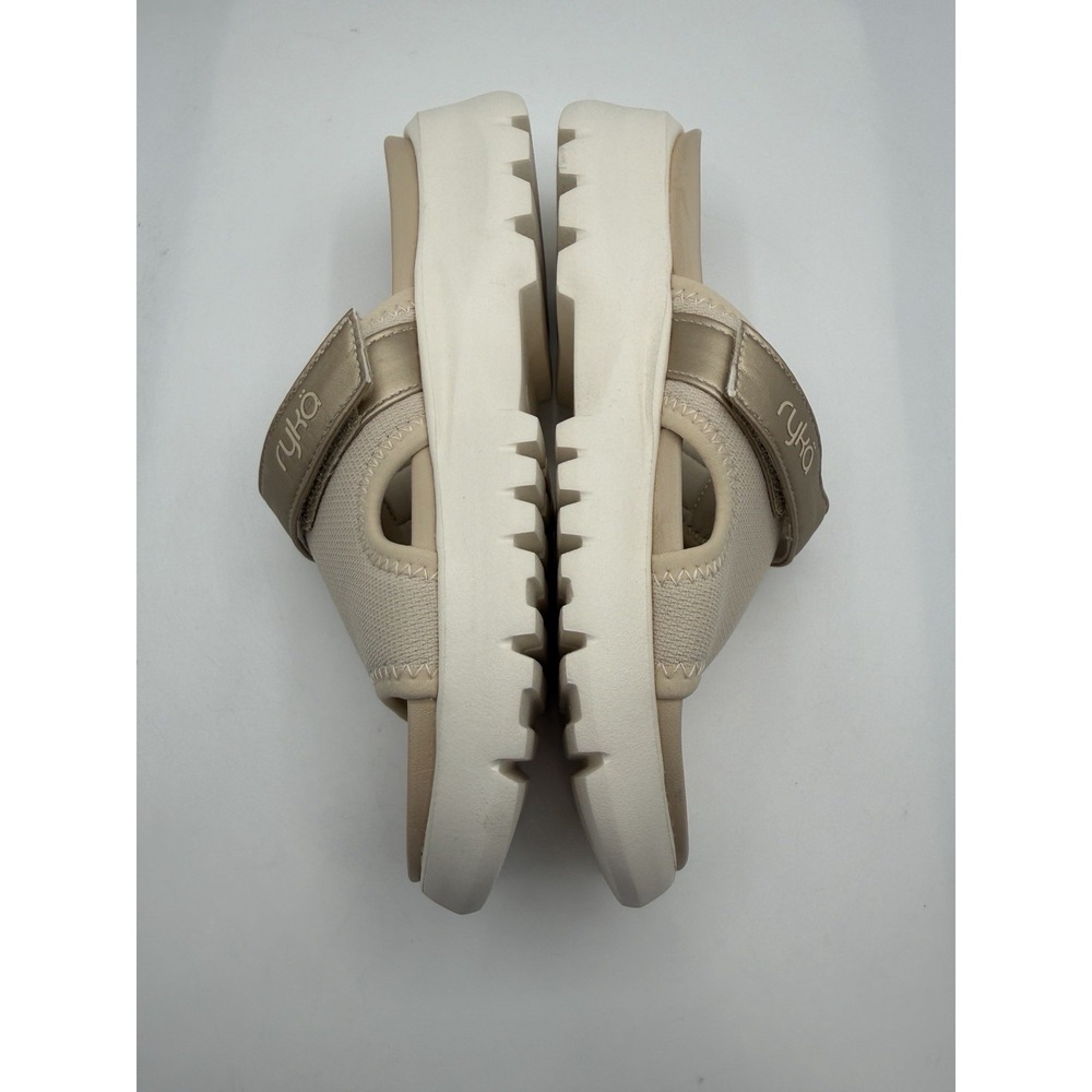 Ryka Brilliant Slip On Slide Sandals, Women's 5.5 M,Tapioca Beige,ActivFoam, NIB - Picture 9 of 16